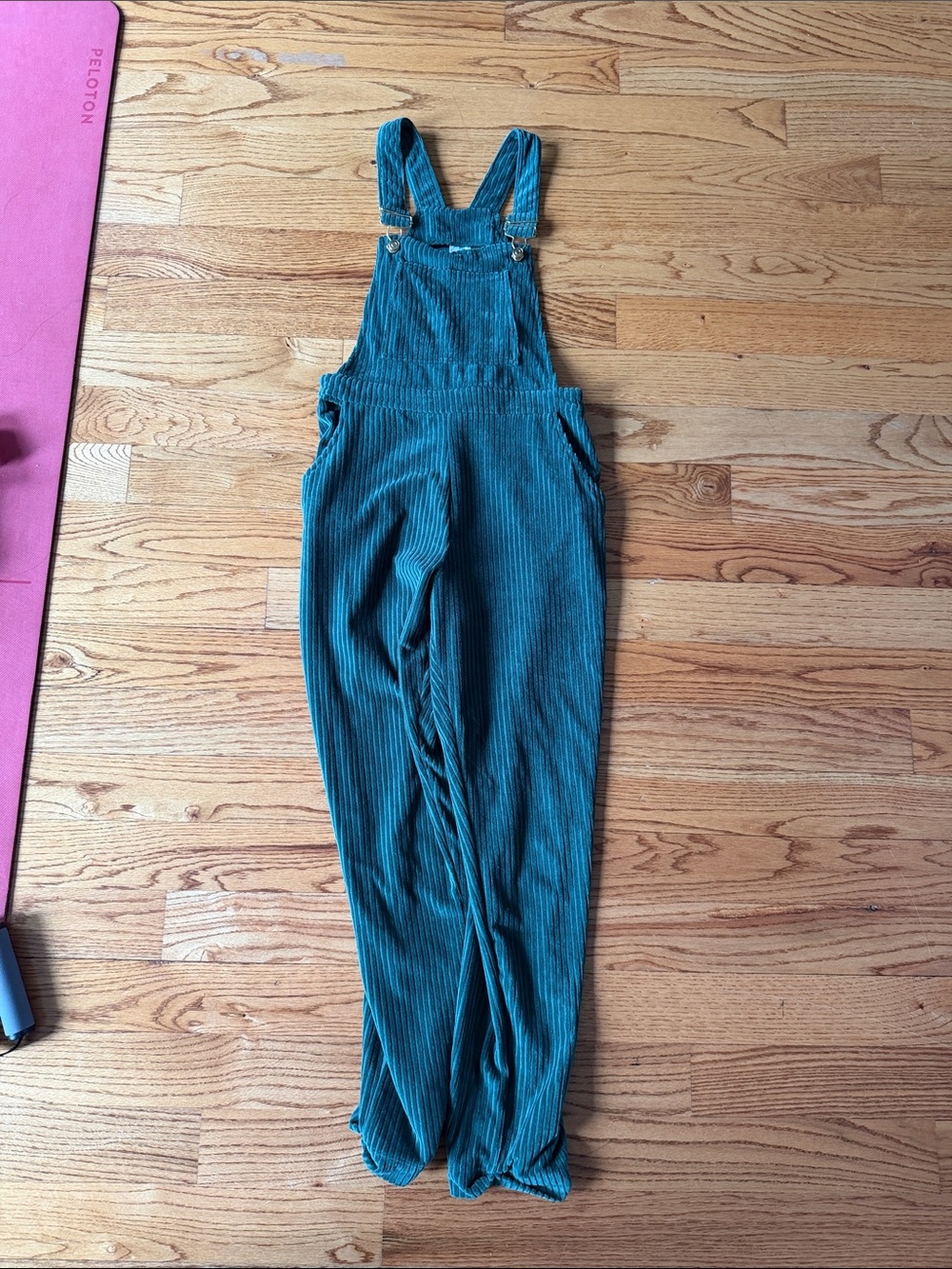 No Boundaries green Corduroy Overalls